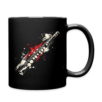 Flute Graffiti - Full Colour Mug - black - Right