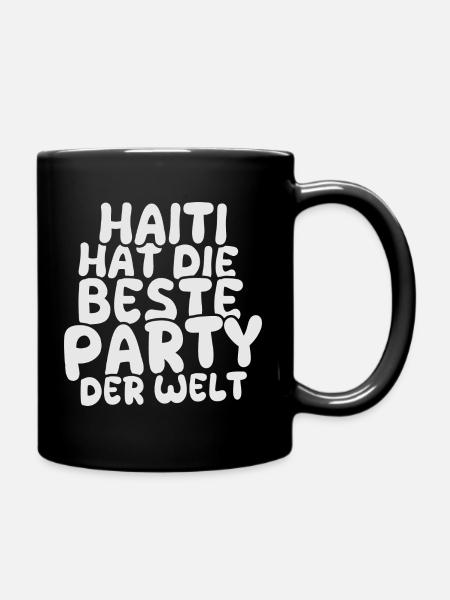 Haïti comme destination de vacances - Mug uni - noir