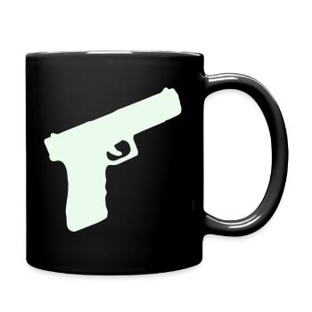 Pistol Weapon - Full Colour Mug - black - Right