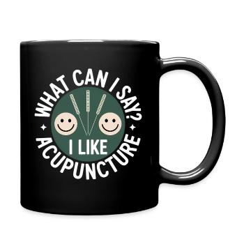 Acupuncture Chinese Medicine Health - Full Colour Mug - black - Right