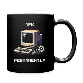 AFK Forever | Undertaker black humor - Full Colour Mug - black - Right