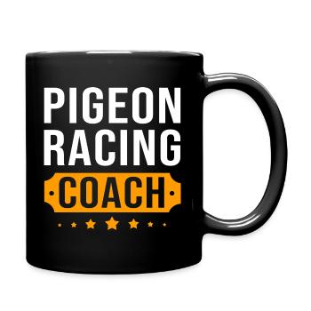 Pigeon Race Pigeon Pigeons - Full Colour Mug - black - Right