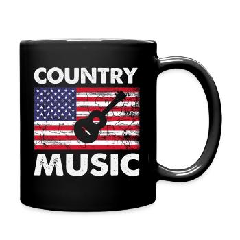 Country Music - Full Colour Mug - black - Right
