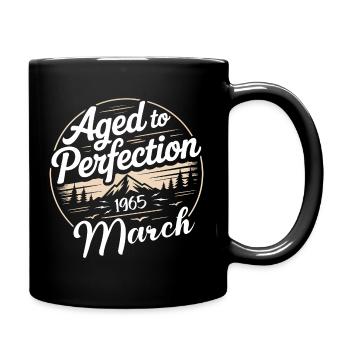Birthday present march 1965 - Full Colour Mug - black - Right
