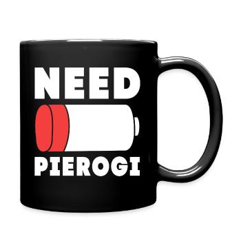 Poland Polish Pierogi - Full Colour Mug - black - Right