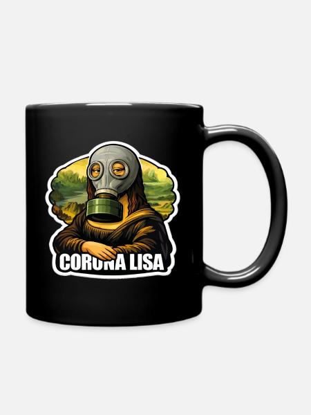 Corona Lisa - Tasse einfarbig - Schwarz