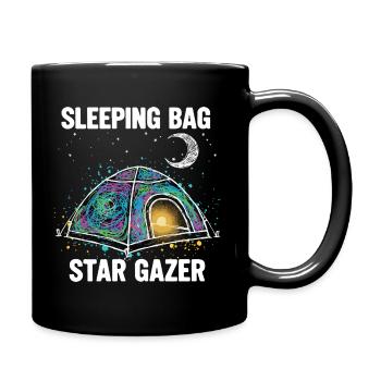 Schlafsack Star Gazer Campingzelt - Tasse einfarbig - Schwarz - Rechts
