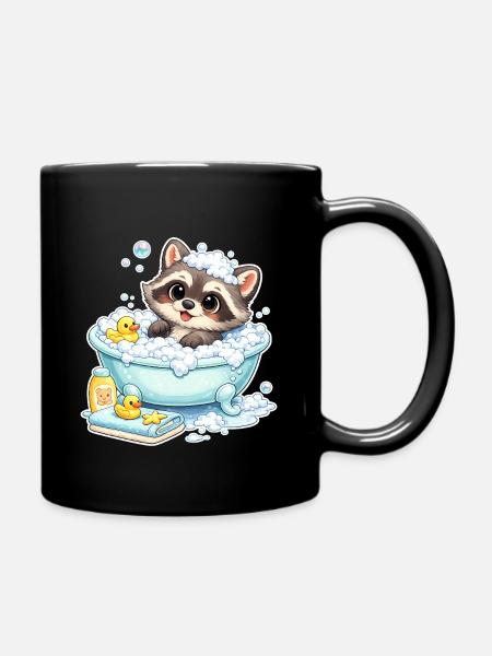 Baby_Oskar _Badewanne - Mug uni - noir