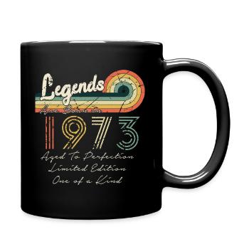 1973 The Legends Were Born in 1973 | vintage!! - Full Colour Mug - black - Right