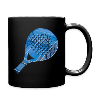 PADEL Racket Shirt, Hoodie, Cup, Cap - Full Colour Mug - black - Right