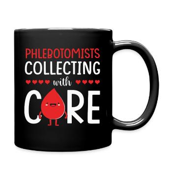 Blutspende Blut Blutspender - Tasse einfarbig - Schwarz - Rechts