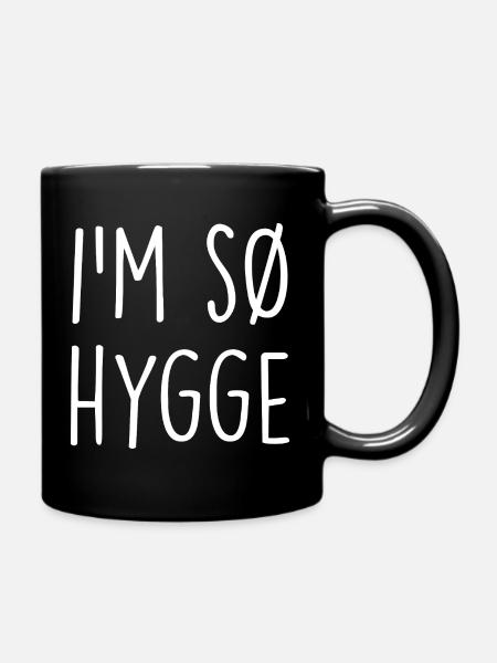 Hygge Denmark Dänemark - Tasse einfarbig - Schwarz