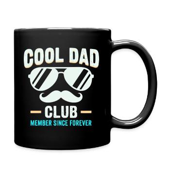 Cool Dad Club, Lustiges Vatertag Papa Hoodie - Tasse einfarbig - Schwarz - Rechts