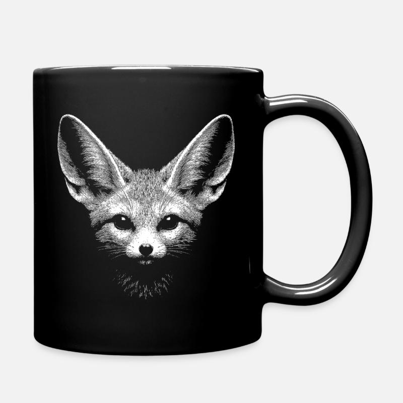 Fennek - Tasse einfarbig - Schwarz