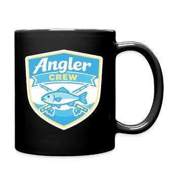 Angler Crew Shield - Tasse einfarbig - Schwarz - Rechts