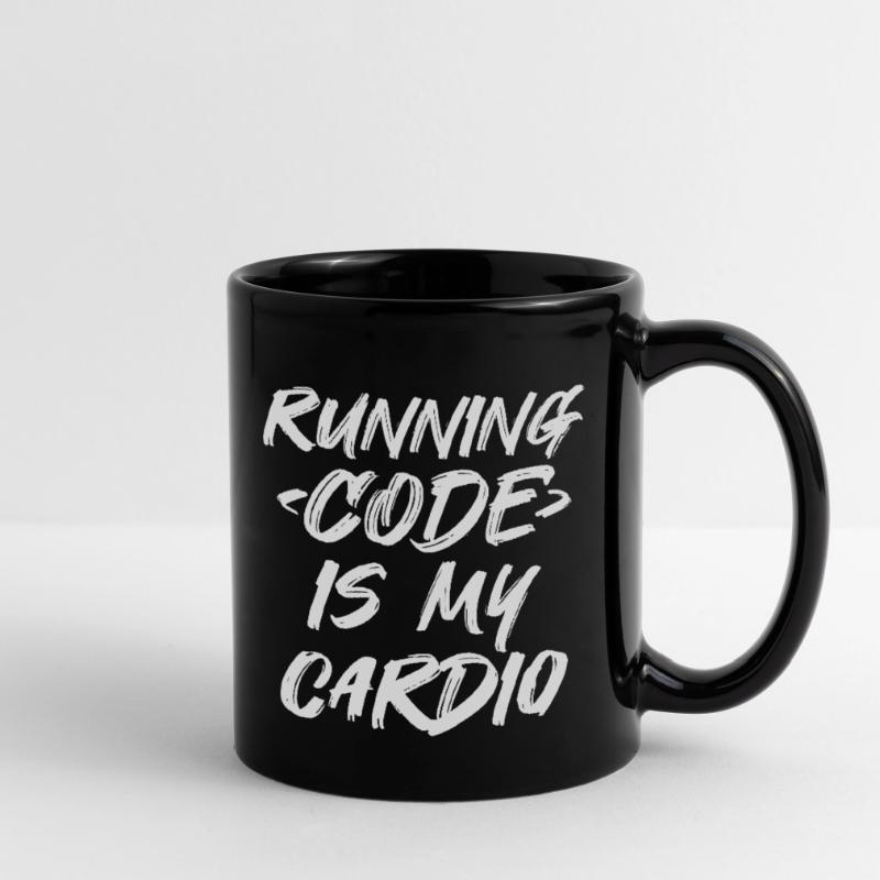Funny Software Engineer Cardio Gym For Programmers Full Colour Mug