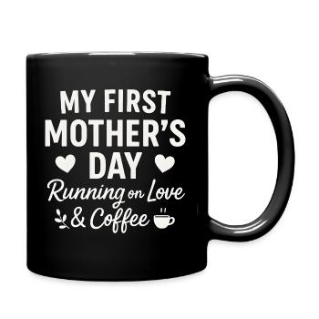 Première fête des mères Humour Idée cadeau pour maman Famille - Mug uni - noir - Droite