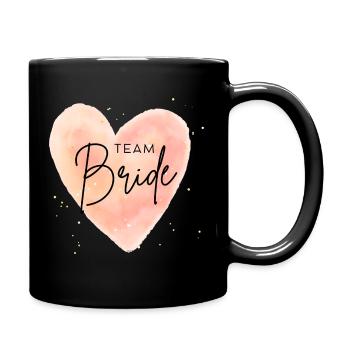 Cadeau de la petite amie de l’équipe Mariée Chemise de la Fête de Garçon - Mug uni - noir - Droite