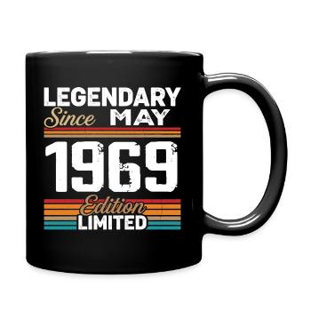 Mai 1969 Vintage Mai 1969 Retro Mai 1969 - Mug uni - noir - Droite