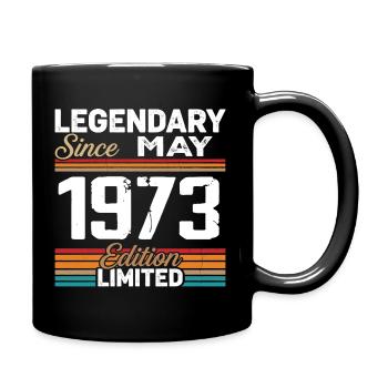 Mai 1973 Vintage Mai 1973 Retro Mai 1973 - Mug uni - noir - Droite