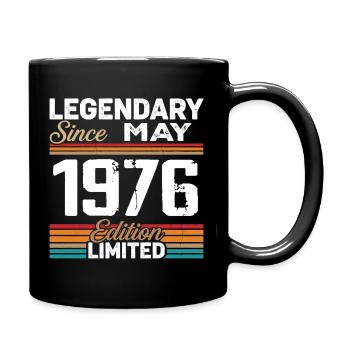 May 1976 Vintage May 1976 Retro May 1976 - Full Colour Mug - black - Right