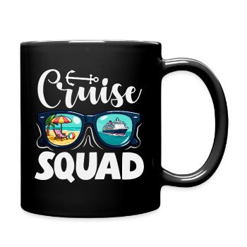 Cruise Squad Sunglasses Holiday Trip - Full Colour Mug - black - Right