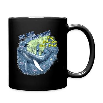 Buckelwal Timmy - Hope : Das Wunder von Poel - Tasse einfarbig - Schwarz - Rechts