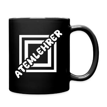 Gift for Breathing Instructor - Full Colour Mug - black - Right