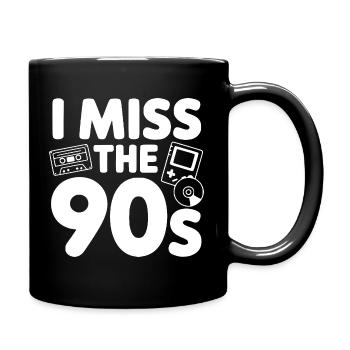 I Miss the 90s - Full Colour Mug - black - Right