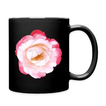 Rose - Mug uni - noir - Droite