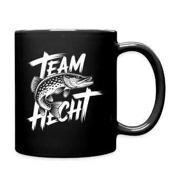 Brochet prédateur - Mug uni - noir - Droite