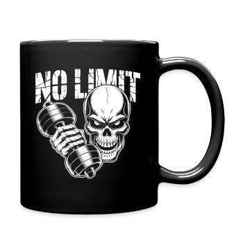 No Limit Gym - Tasse einfarbig - Schwarz - Rechts
