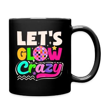 Retro Back to the 80s Vintage Design - Full Colour Mug - black - Right