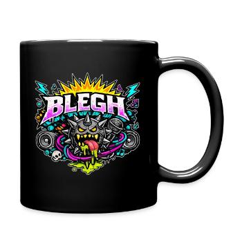 Blegh Comic Edition - Tasse einfarbig - Schwarz - Rechts