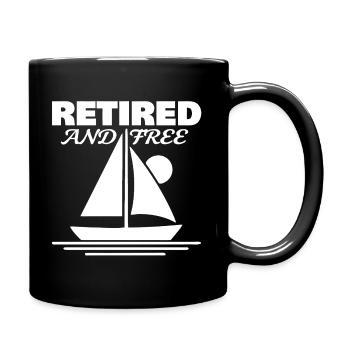 Voilier pour pensionnaires - Mug uni - noir - Droite