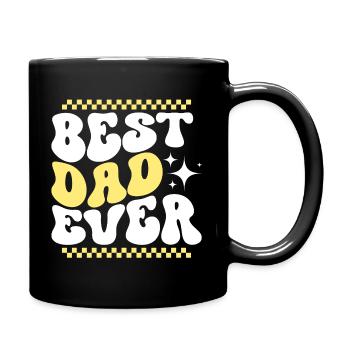 Meilleur cadeau de fête des pères papa papa - Mug uni - noir - Droite