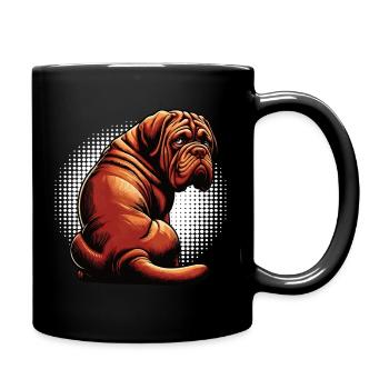 Bordeaux Dogge Bordeauxs Bordeaux Doggen besitzer - Tasse einfarbig - Schwarz - Rechts