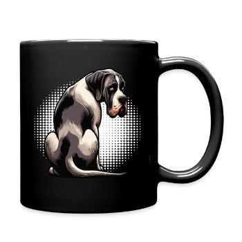 Great Dane Great Dane Owner Great Dane Fan - Full Colour Mug - black - Right