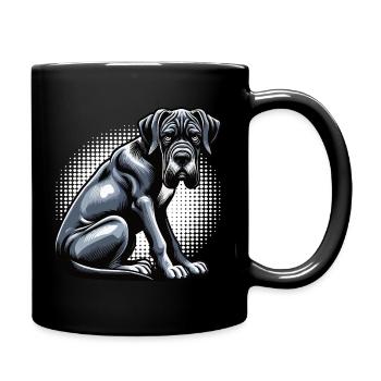 Great Dane Great Dane Owner Great Dane Fan - Full Colour Mug - black - Right