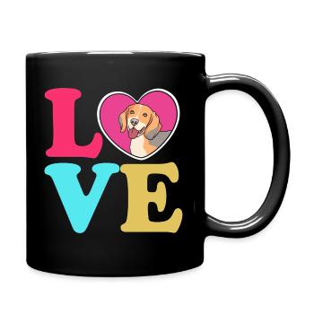 Maman Beagle Maman Maman Chien - Mug uni - noir - Droite