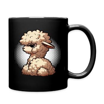 alpaca llama owner alpaca llamas llamas llamas - Full Colour Mug - black - Right