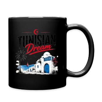 Tunisian Dream|Mediterranean Tunisia Travel TShirt - Mug uni - noir - Droite