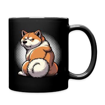 Akita Akita owner Akitas Akita lover Akitafan - Full Colour Mug - black - Right