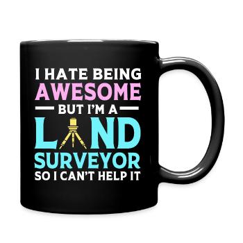 Surveyor - Full Colour Mug - black - Right