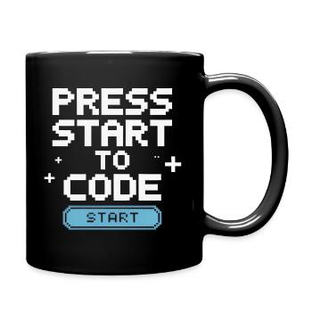Programmers – Coding Developers & Computer Scientists - Full Colour Mug - black - Right