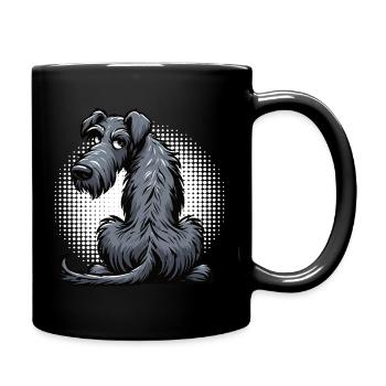 Irish Wolfhound Wolfhound Wolfhound Owner Wolfhound Fan - Full Colour Mug - black - Right