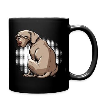 Weimaraner Weimaraner Owner Weimaraner Enthusiast - Full Colour Mug - black - Right