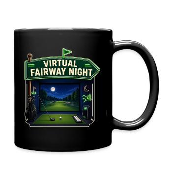 VIRTUAL FAIRWAY NIGHT - Tasse einfarbig - Schwarz - Rechts