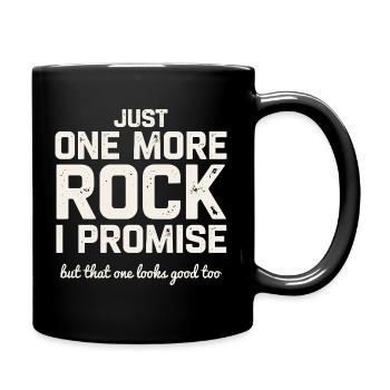 Geology Stone Search Gift for Naturalist - Full Colour Mug - black - Right