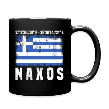 Naxos Coordinates - Full Colour Mug - black - Right